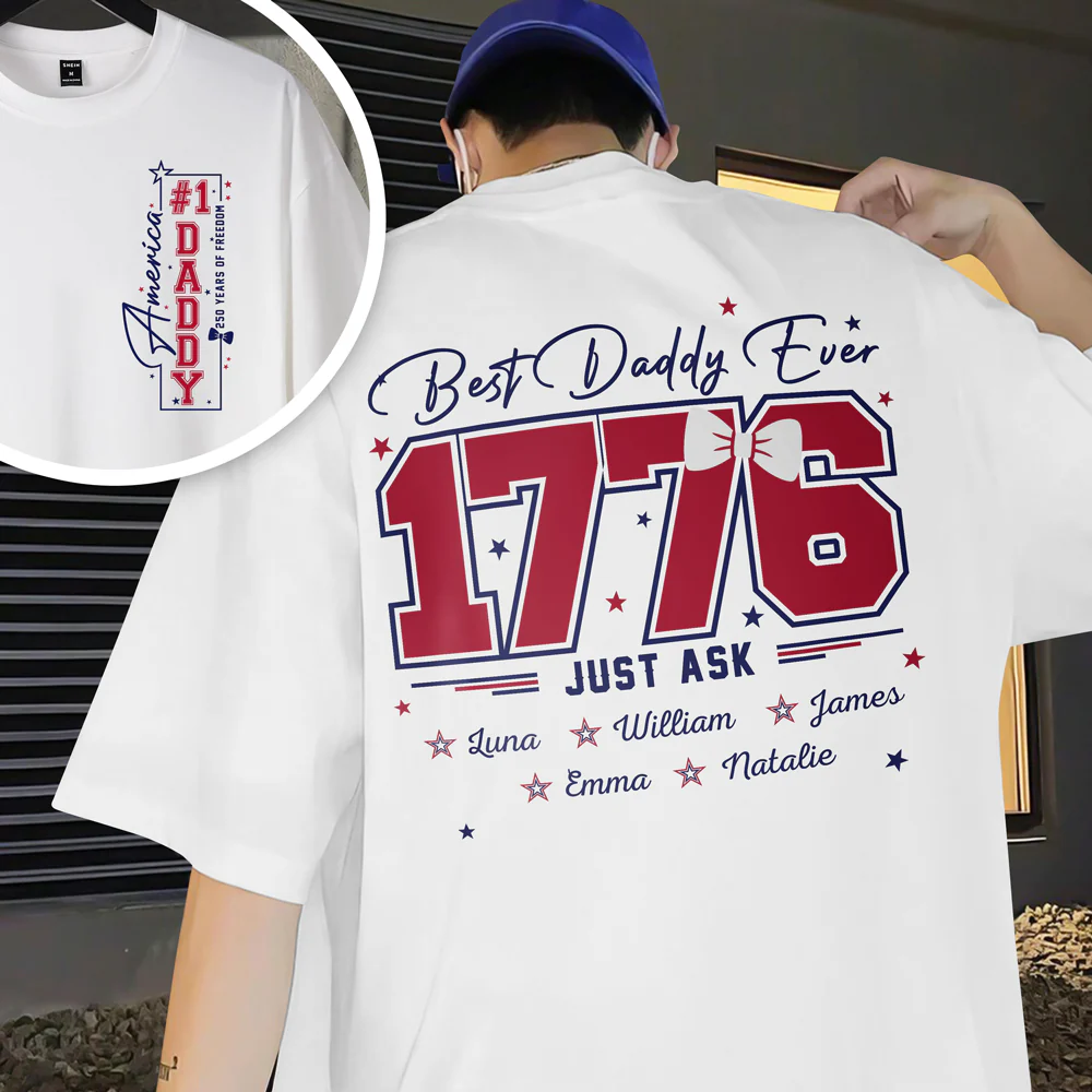 Custom Name Best Mom Ever Front And Back Shirt HA75 920634 - Image 6
