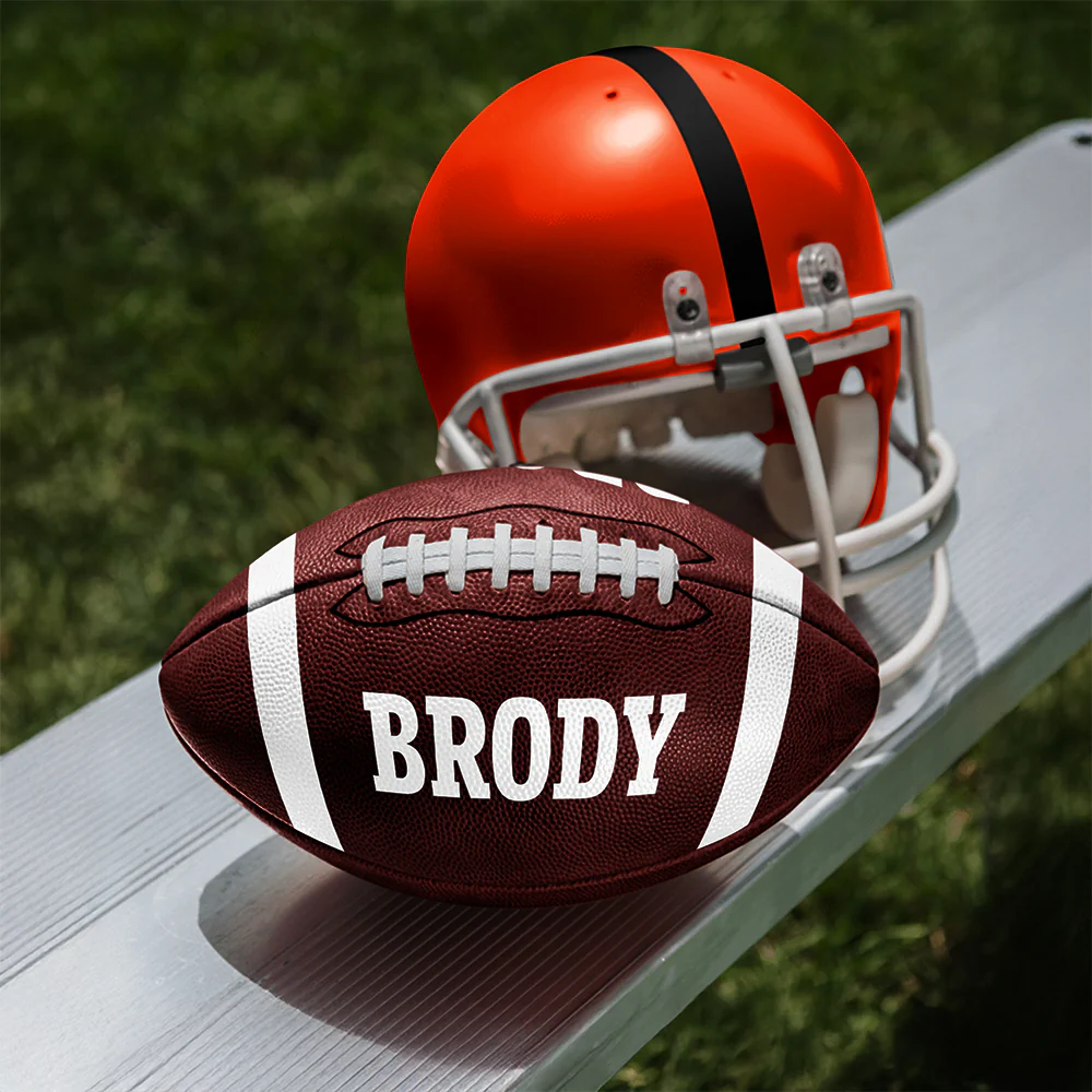 Custom Name Football Ball Perfect Gift for Football Lovers LM32 897655 - Image 4