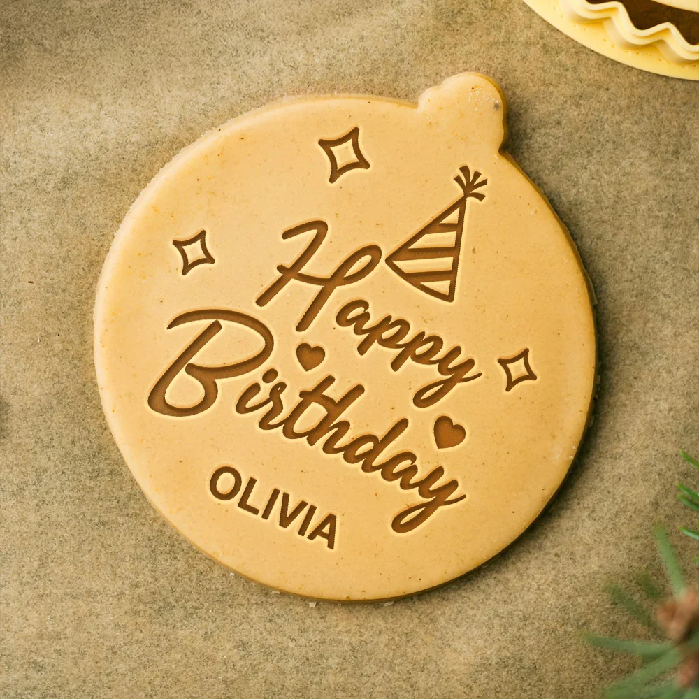 Custom Name Happy Birthday - Personalized Cookie Stamp HA75 898468 - Image 4