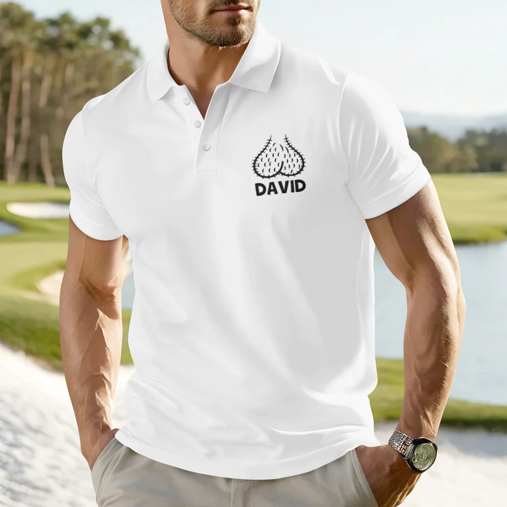 Custom Name Sack Ball Personalized Polo Shirt Funny Gifts for Men CH07 910198 - Image 2