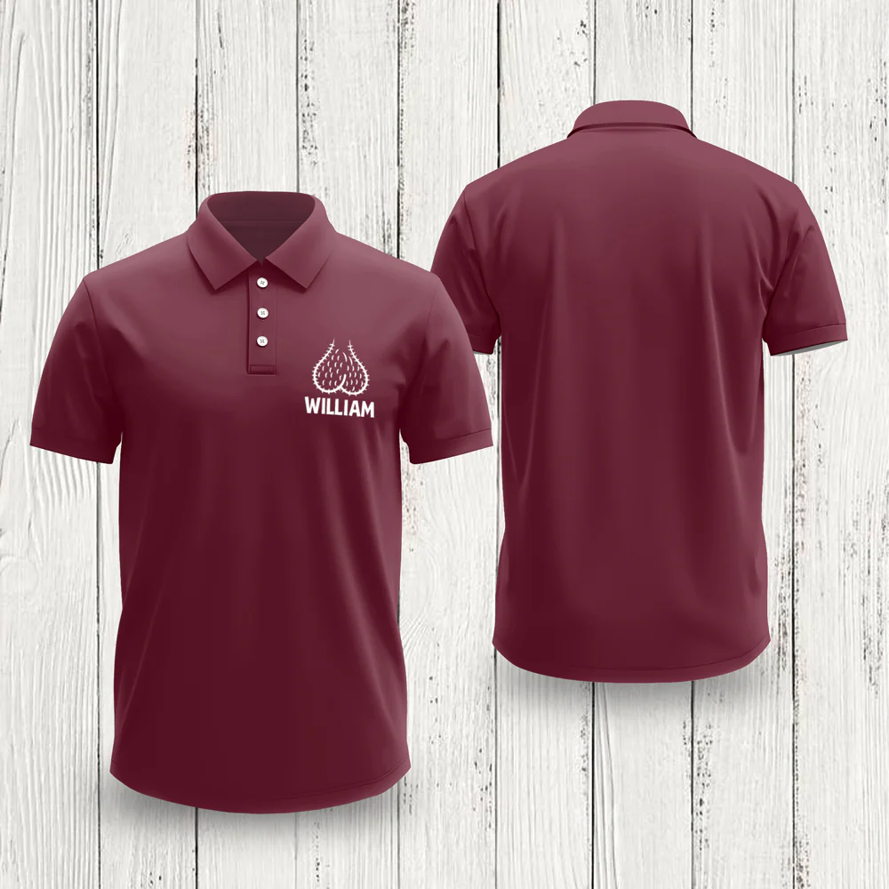 Custom Name Sack Ball Personalized Polo Shirt Funny Gifts for Men CH07 910198 - Image 4