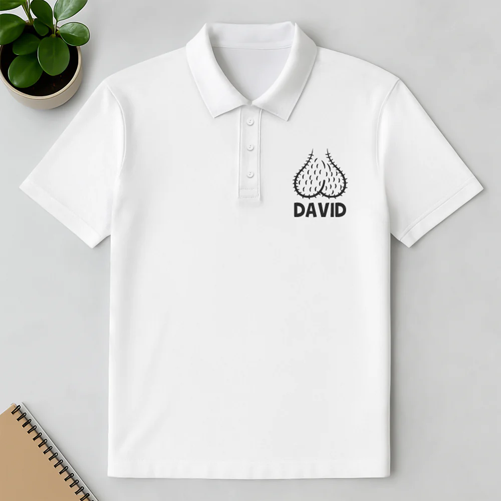 Custom Name Sack Ball Personalized Polo Shirt Funny Gifts for Men CH07 910198 - Image 5