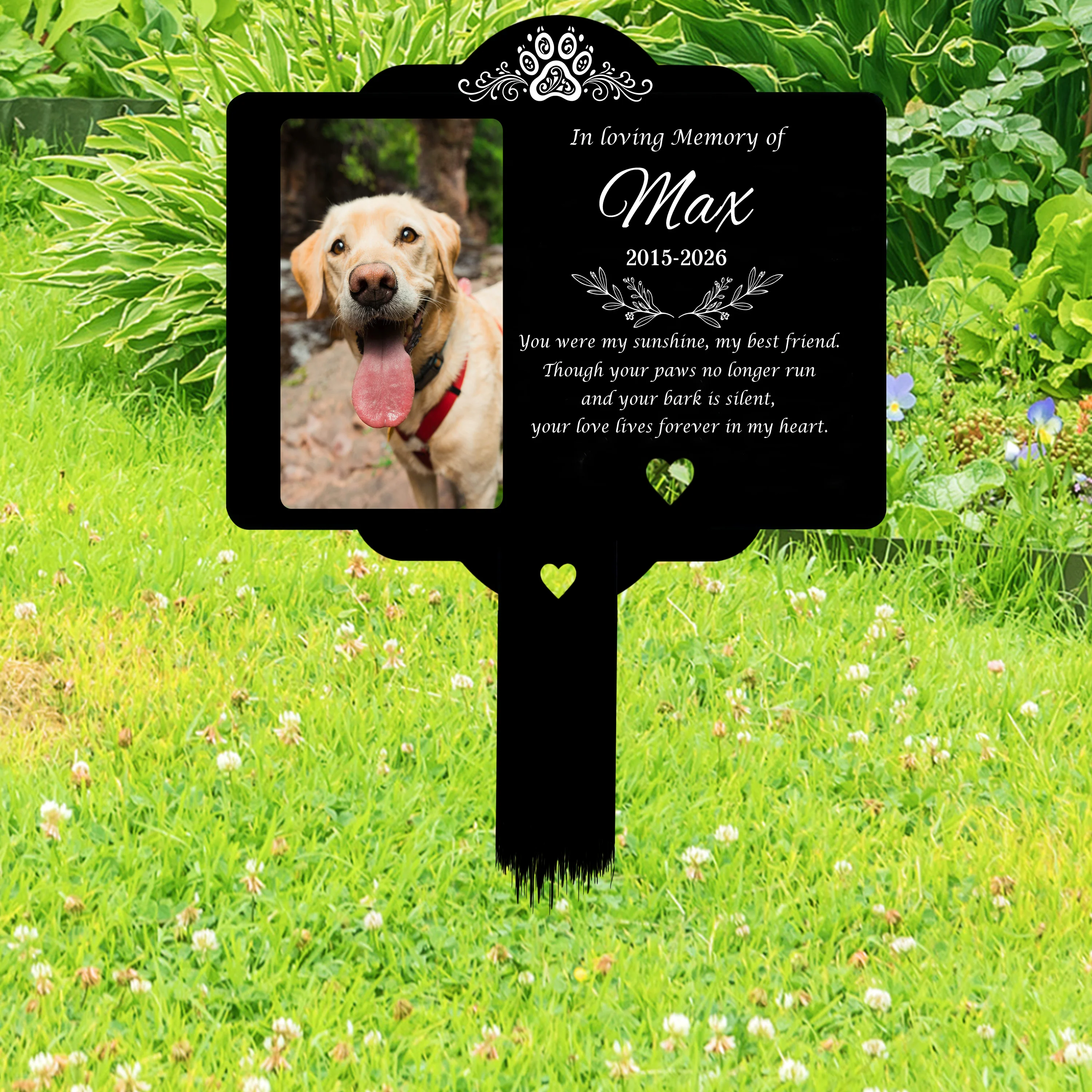 Custom Pet Memorial Photo In Loving Memory Garden Stake CH07 911330 - Image 5