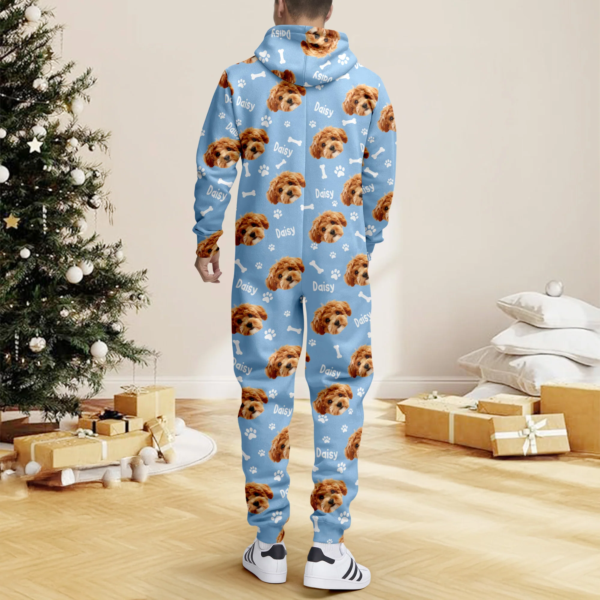 Custom Pet Photo Onesie Pajamas Gift For Pet Lovers CH07 899666 - Image 4