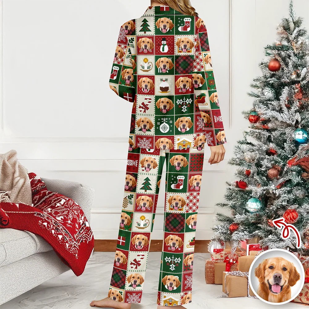 Custom Pet Photo Quilt Design Pajamas Gift For Pet Lovers TH10 896117 - Image 6
