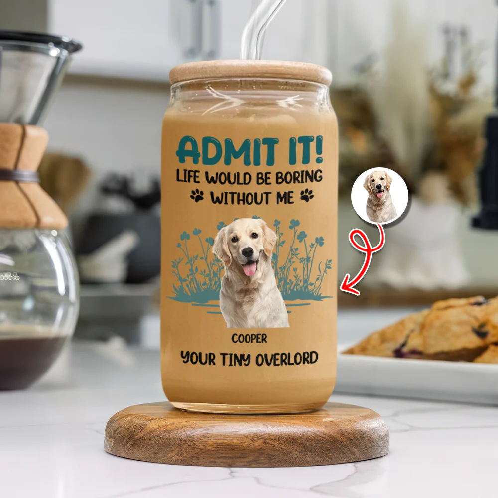 Custom Photo Admit It - Personalized Glass Can With Lid HO82 894670 - Image 4