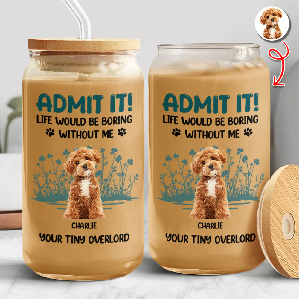 Custom Photo Admit It - Personalized Glass Can With Lid HO82 894670 - Image 8