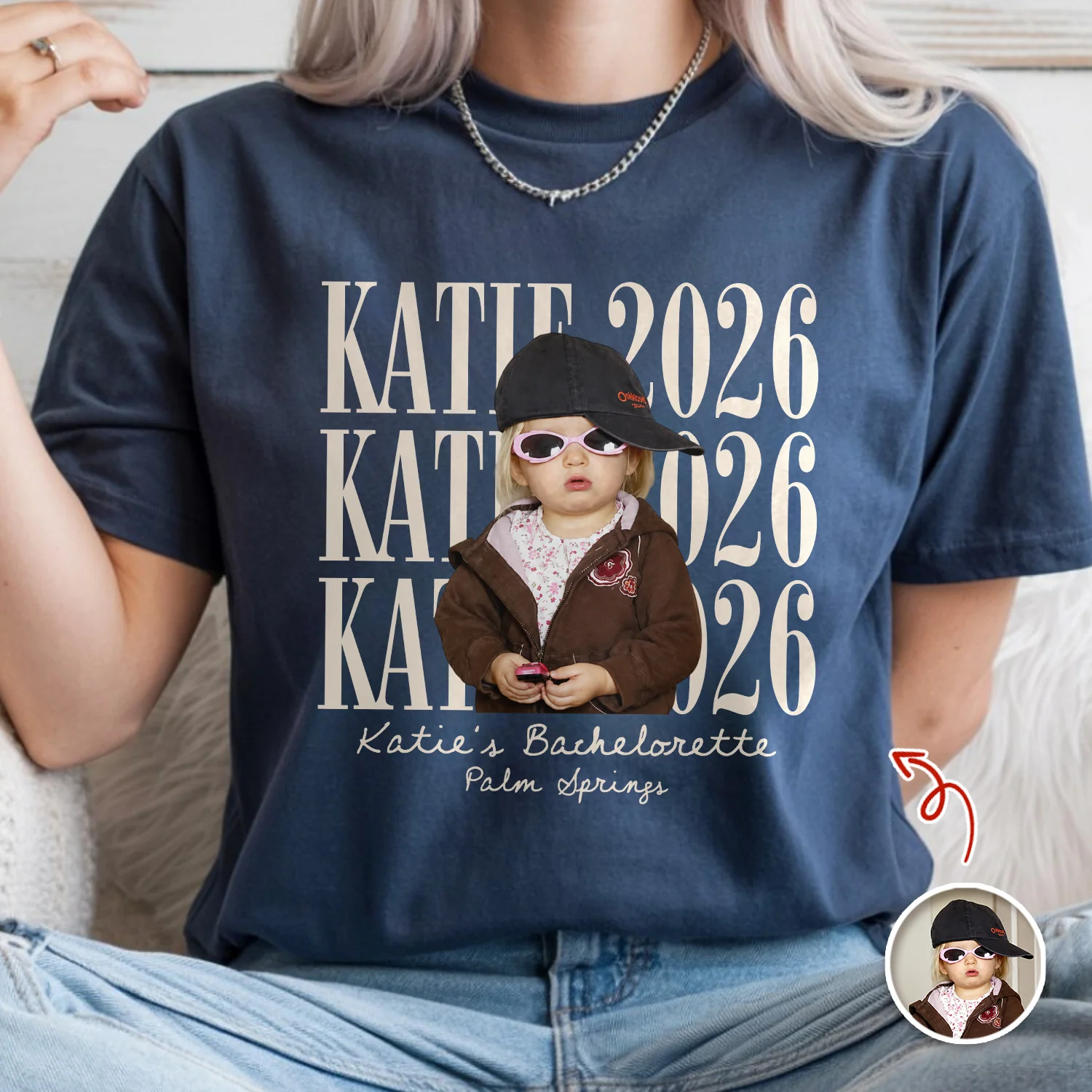 Custom Photo Bachelorette Comfort Shirt Bridal Party HA75 921814 - Image 4
