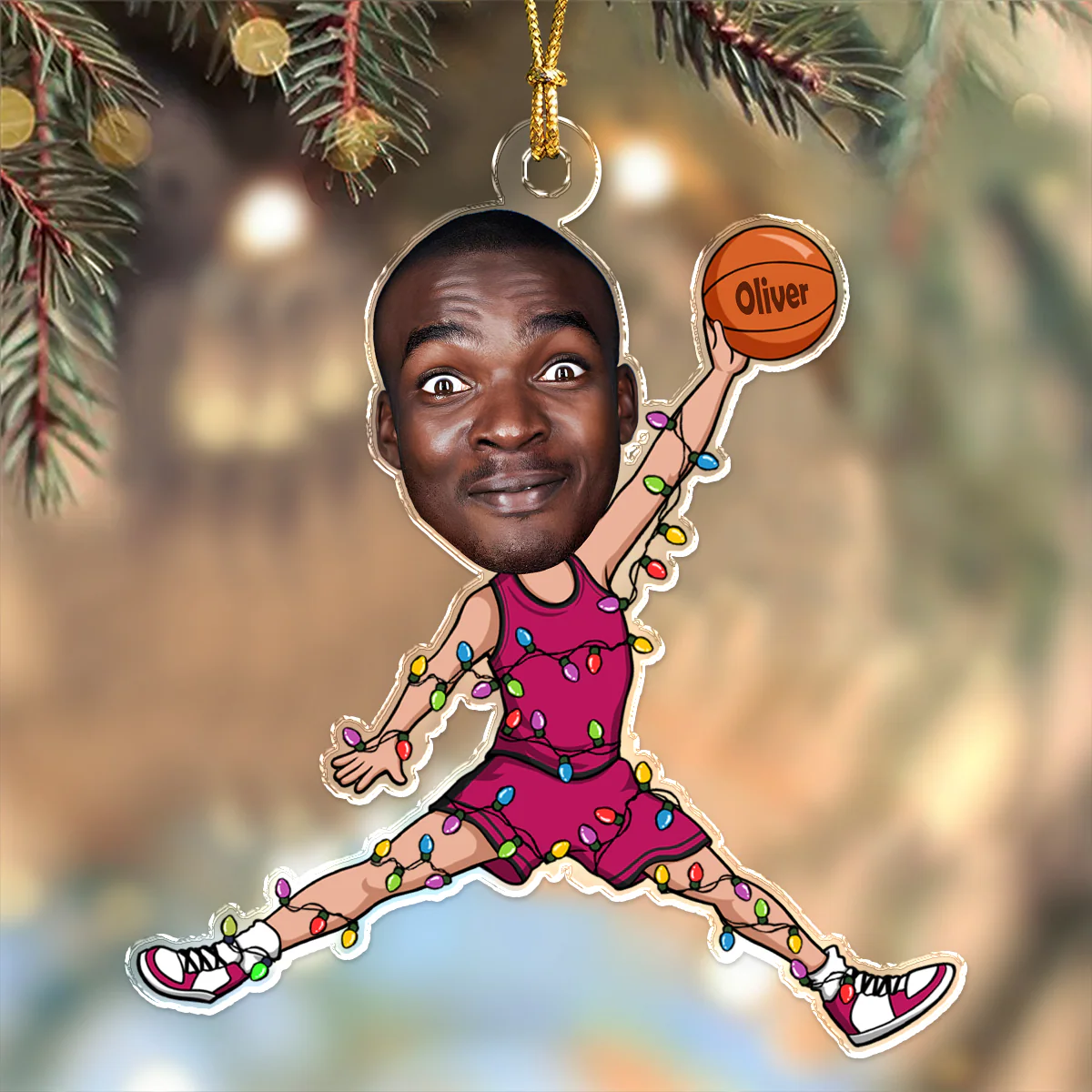 Custom Photo Basketball Players Personalized Acrylic Ornament HA75 897822 - Image 8