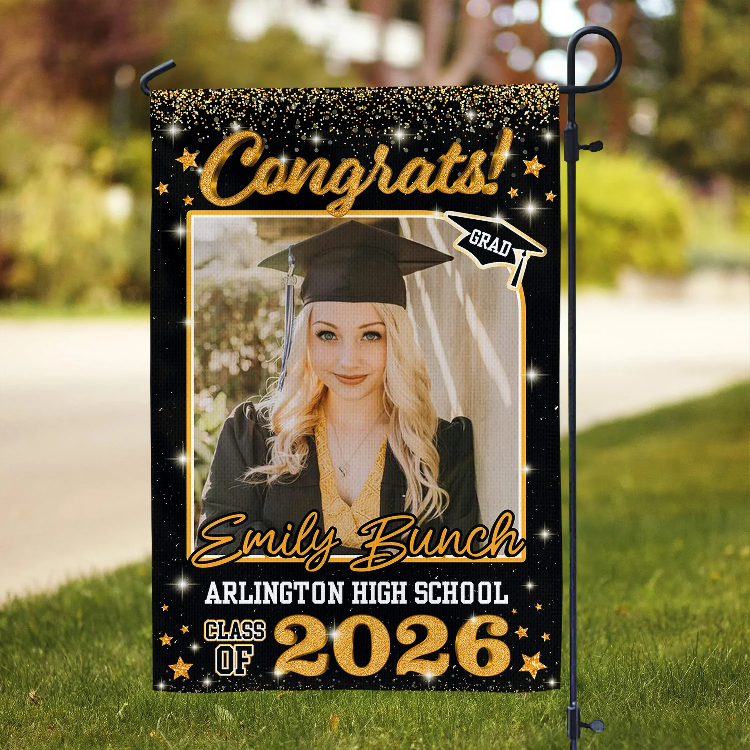 Custom Photo Class of 2026 Garden Flag Congrat Grad Gift, Graduation Decorations CH07 910756 - Image 12