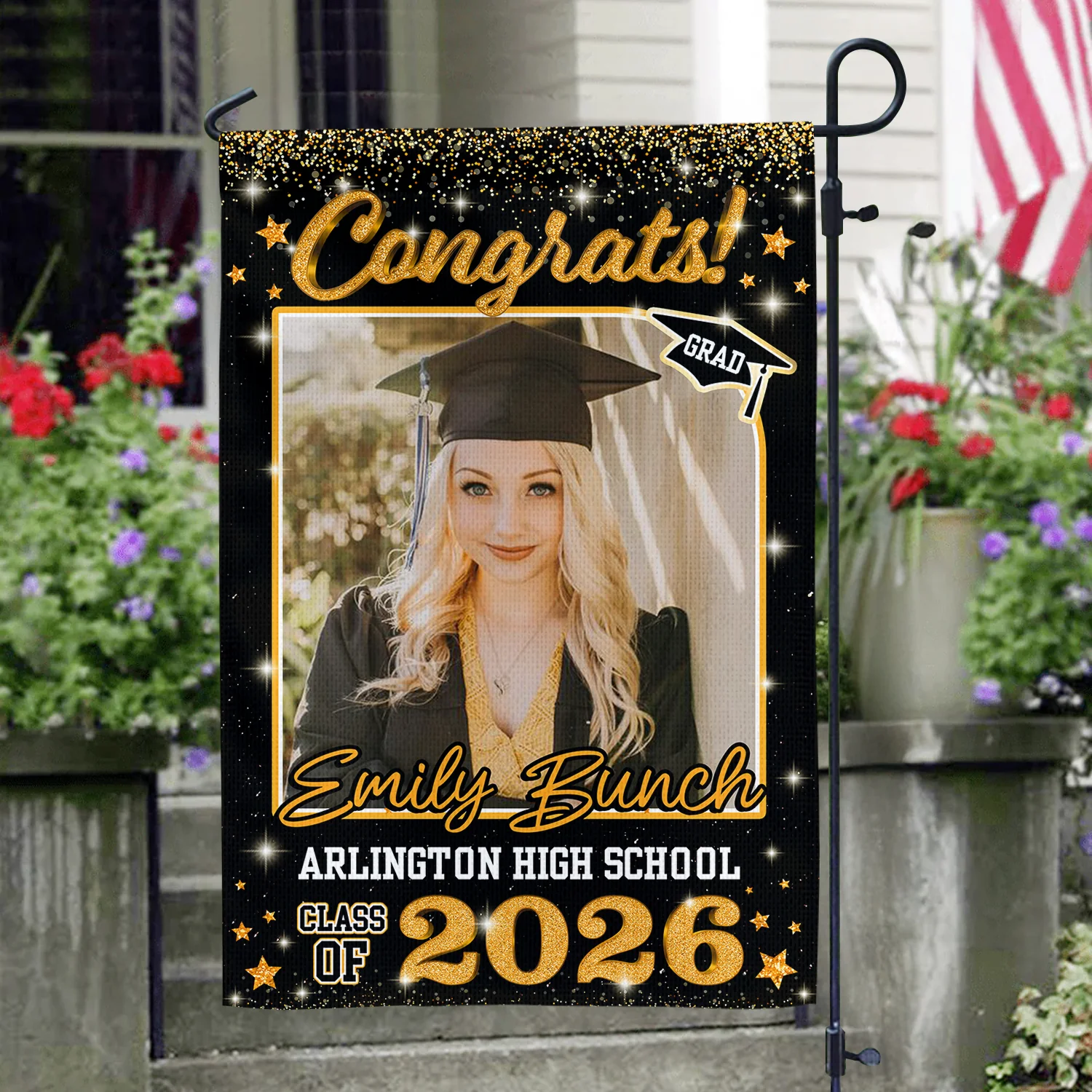 Custom Photo Class of 2026 Garden Flag Congrat Grad Gift, Graduation Decorations CH07 910756 - Image 13