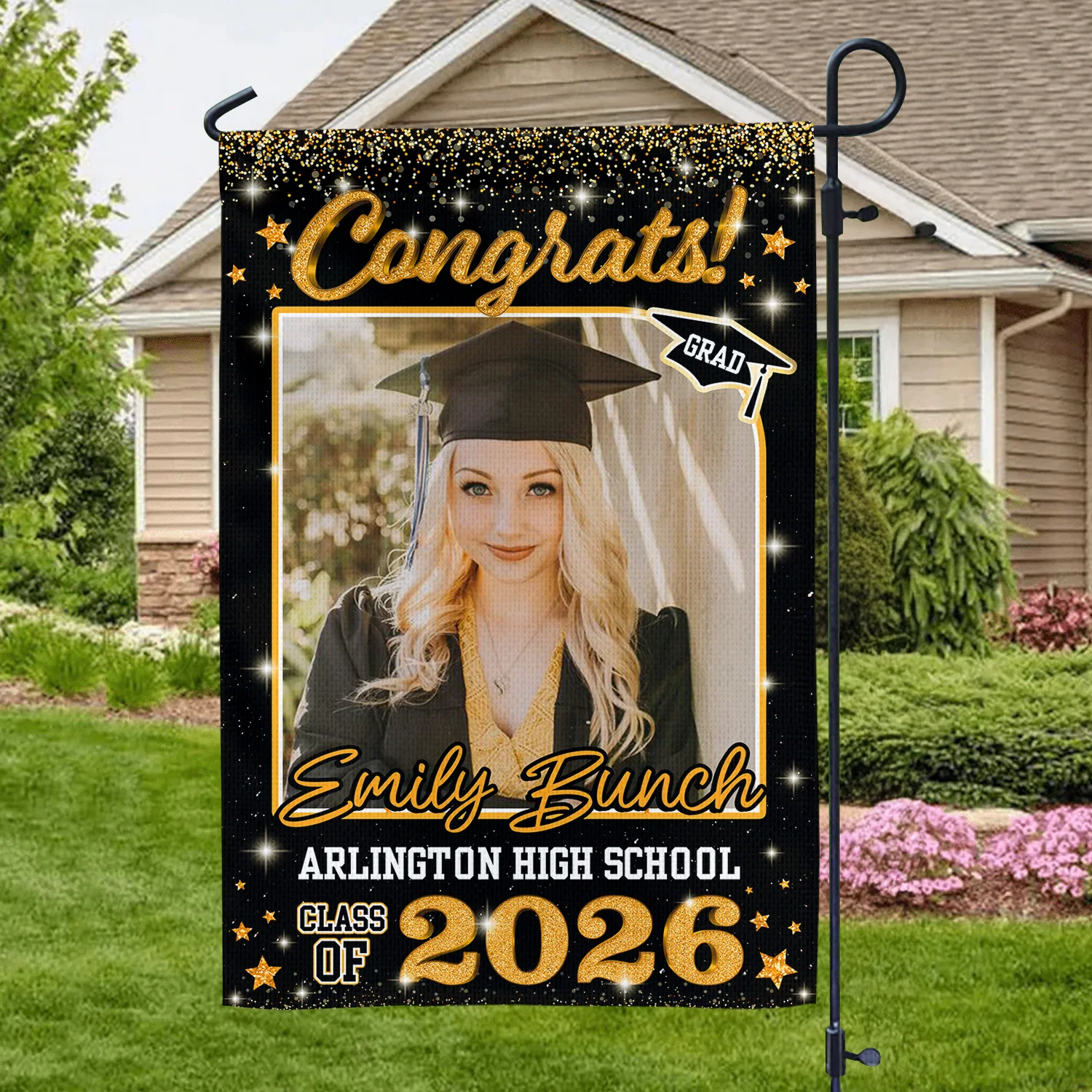 Custom Photo Class of 2026 Garden Flag Congrat Grad Gift, Graduation Decorations CH07 910756 - Image 15