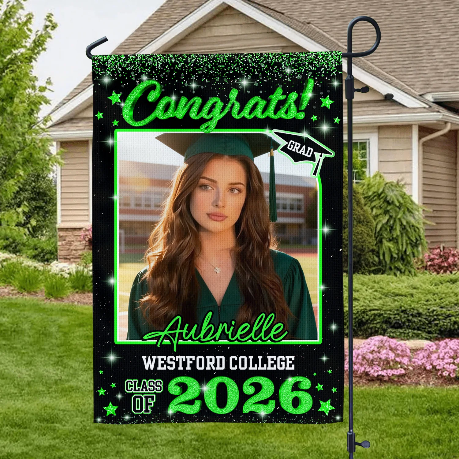 Custom Photo Class of 2026 Garden Flag Congrat Grad Gift, Graduation Decorations CH07 910756 - Image 22