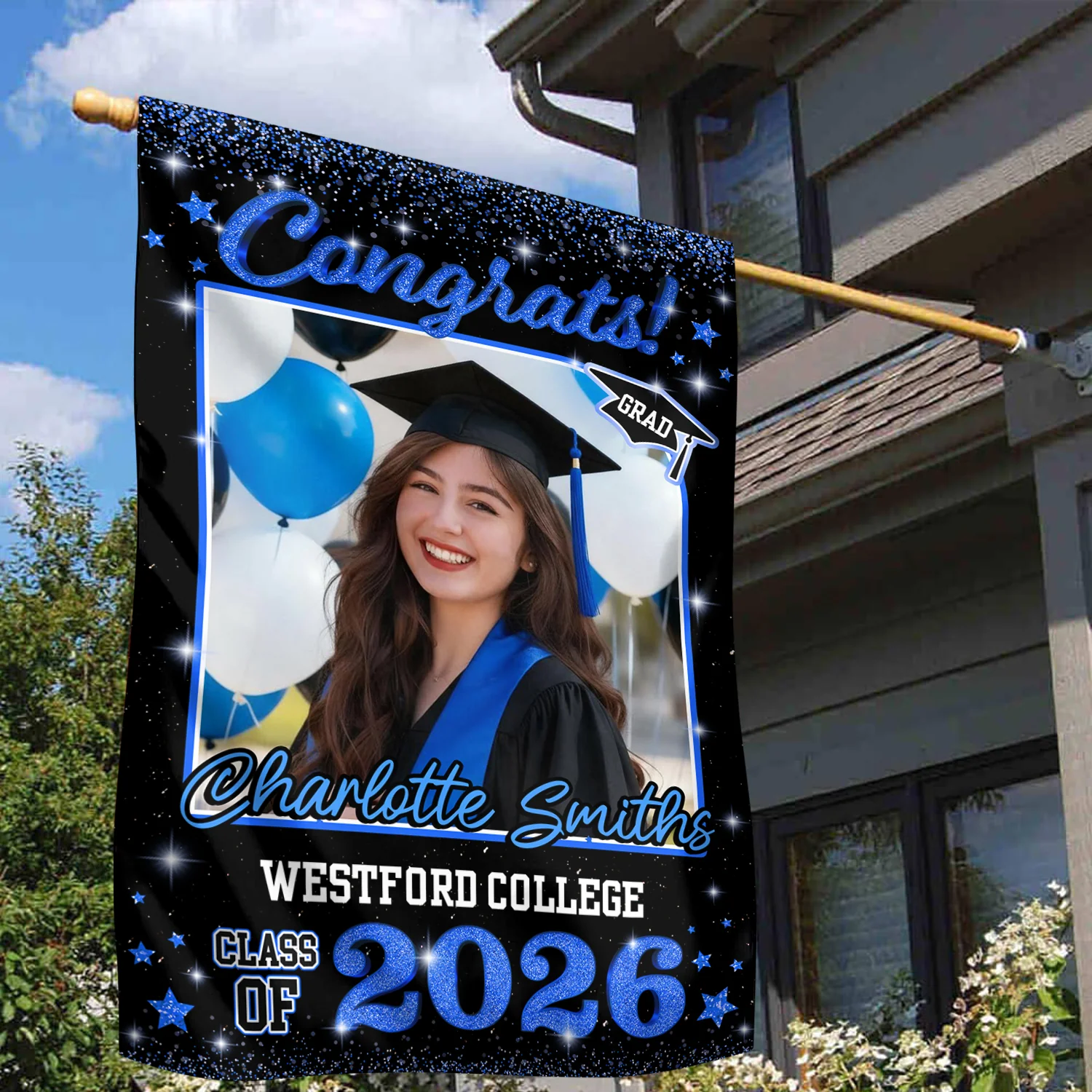 Custom Photo Class of 2026 Garden Flag Congrat Grad Gift, Graduation Decorations CH07 910756 - Image 24