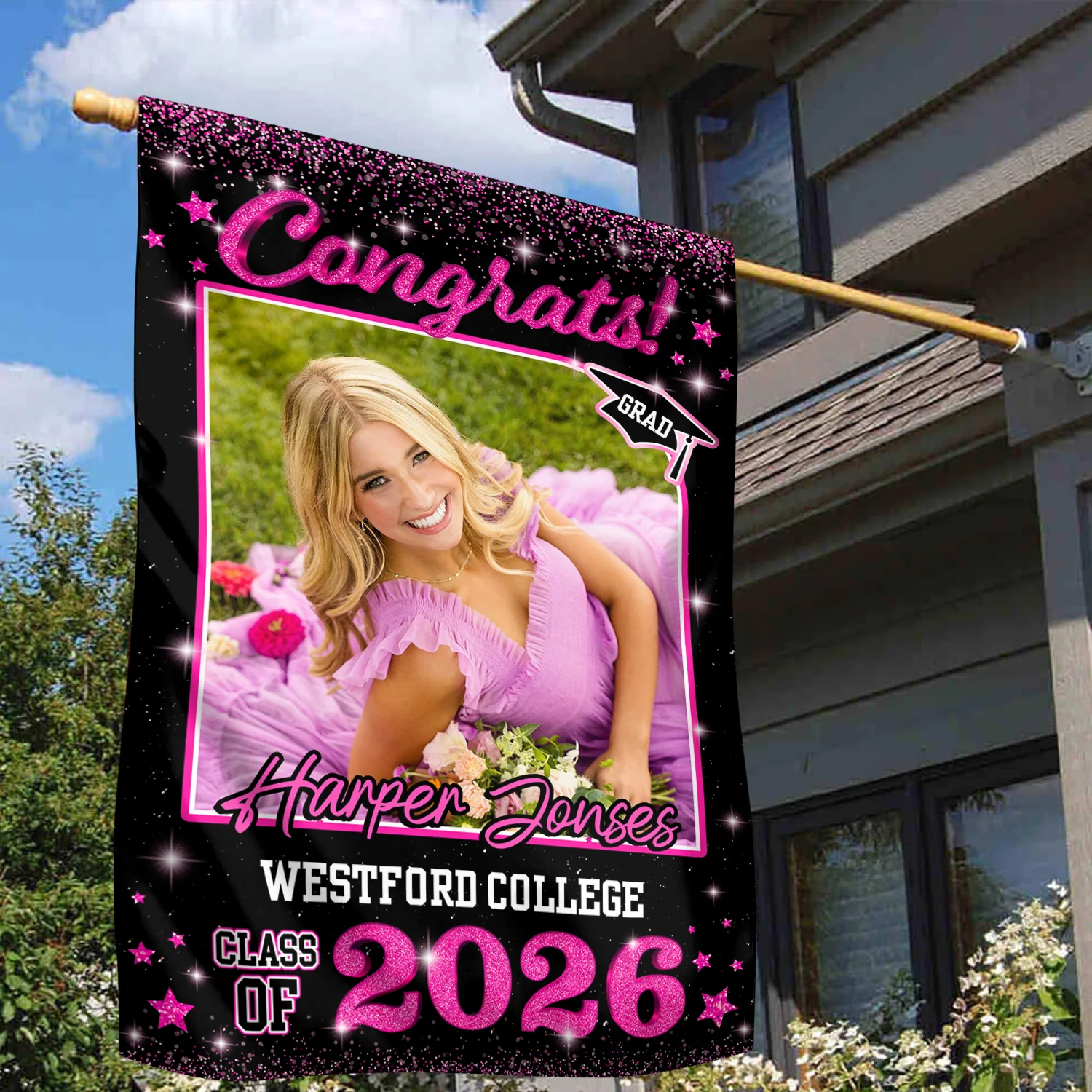Custom Photo Class of 2026 Garden Flag Congrat Grad Gift, Graduation Decorations CH07 910756 - Image 32