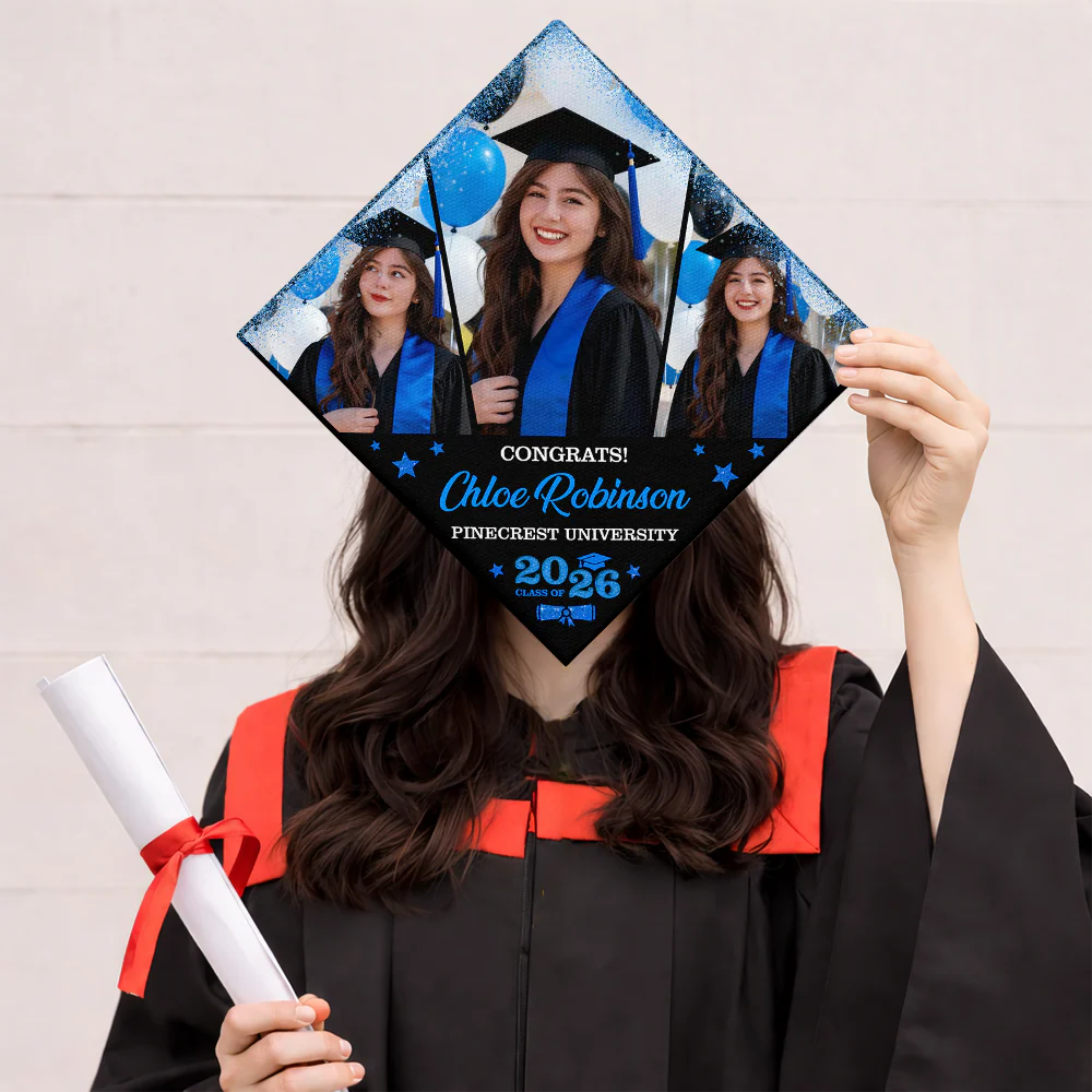Custom Photo Class of 2026 Graduation Cap Topper Graduation Gift CH07 910890 - Image 11