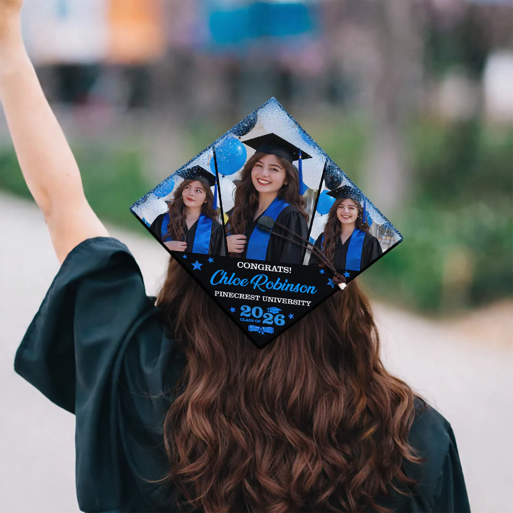 Custom Photo Class of 2026 Graduation Cap Topper Graduation Gift CH07 910890 - Image 12