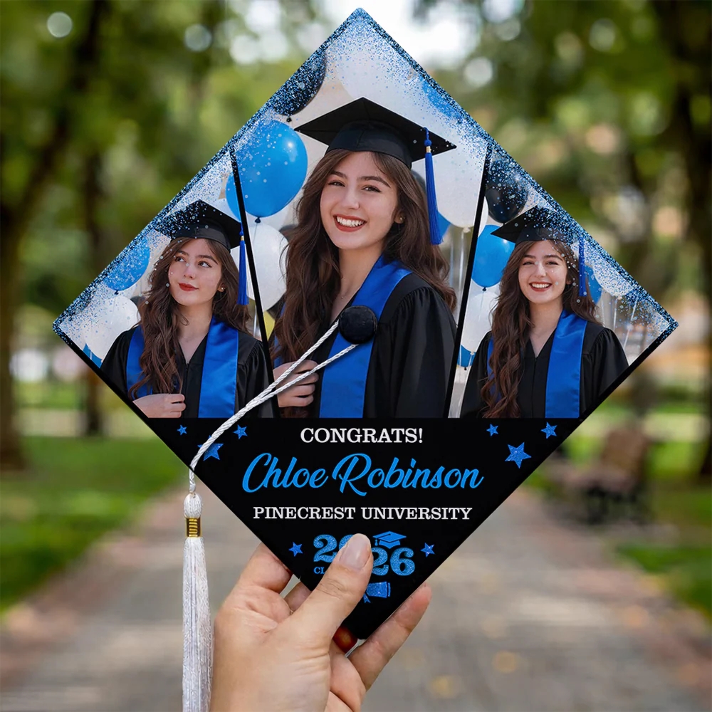 Custom Photo Class of 2026 Graduation Cap Topper Graduation Gift CH07 910890 - Image 8