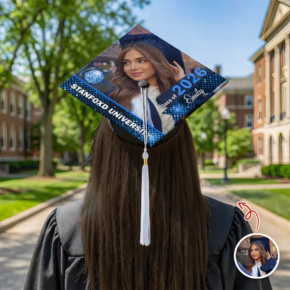 Custom Photo Class Of 2026 Graduation Cap Topper Graduation Gift, Senior Gift CH07 910830 - Image 5