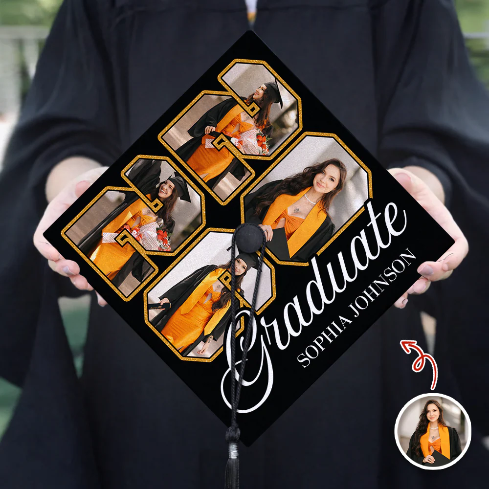 Custom Photo Class Of 2026 Personalized Graduation Cap Topper HA75 920614 - Image 4