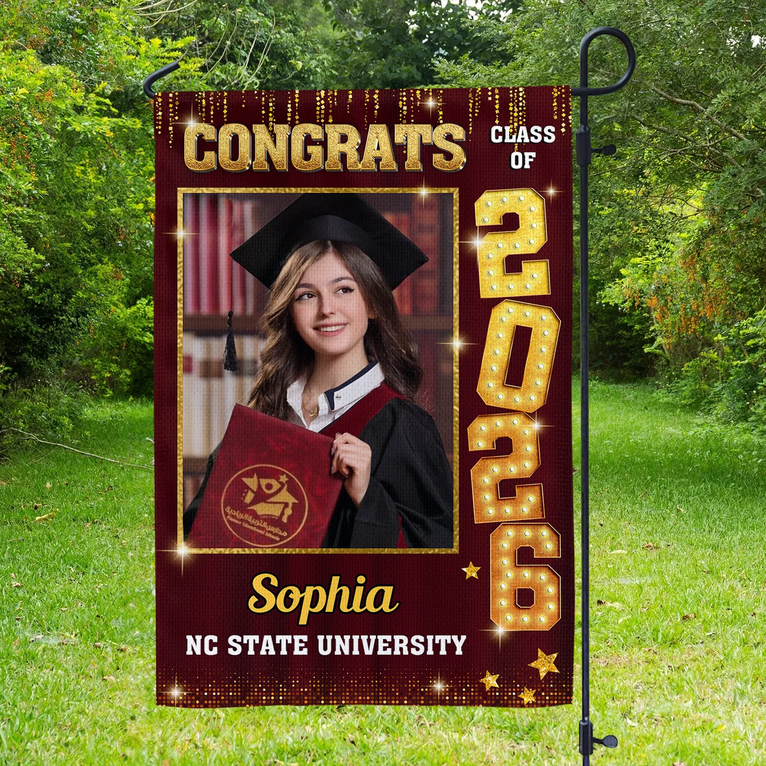 Custom Photo Congrats Class of 2026 Graduation Garden Flag CH07 910816 - Image 12