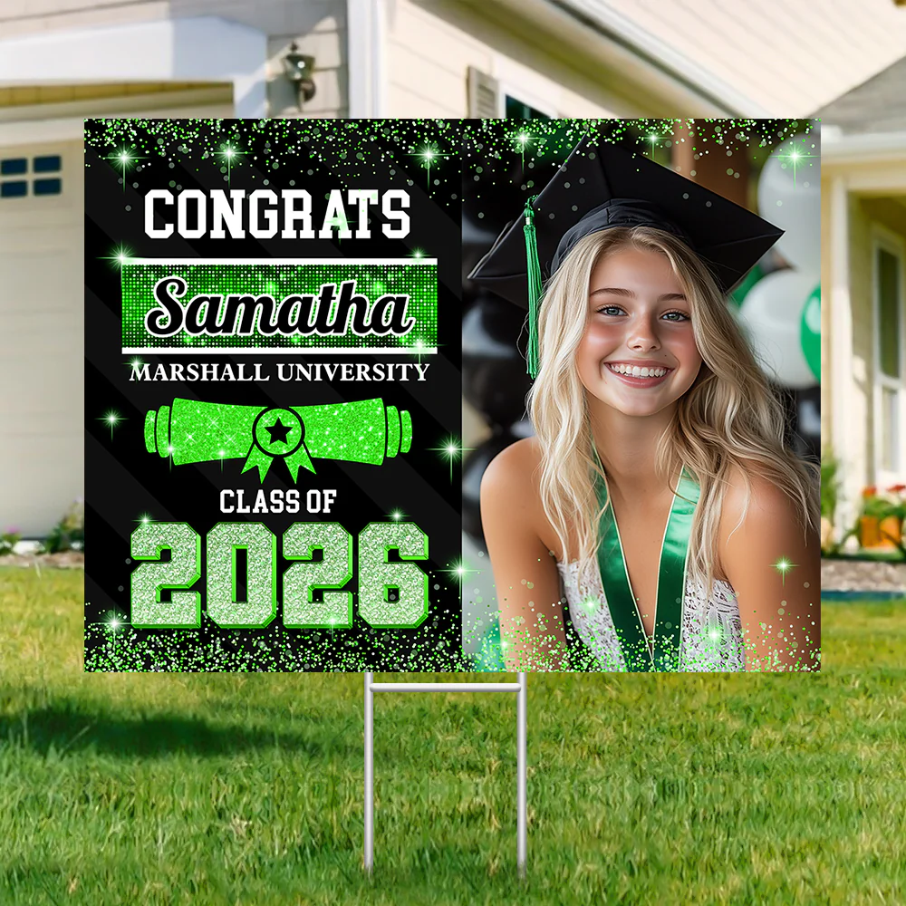 Custom Photo Congrats Class of 2026 Graduation Yard Sign CH07 910734 - Image 21