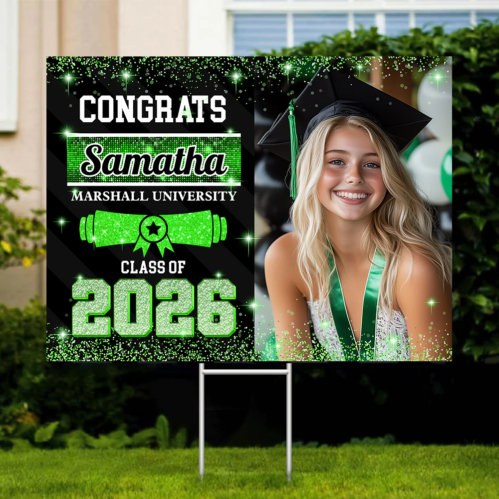 Custom Photo Congrats Class of 2026 Graduation Yard Sign CH07 910734 - Image 6