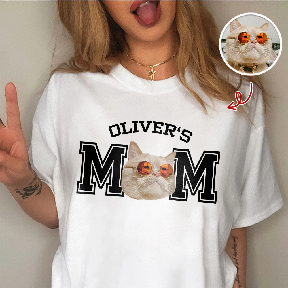 Custom Photo Dad Mom Cat Comfort Shirt For Cat Lovers HA75 897642 - Image 3