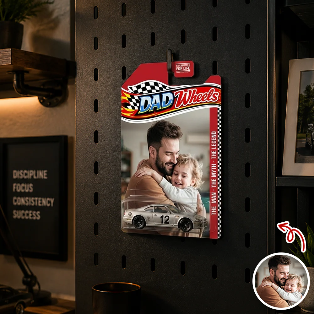 Custom Photo Dad Wheels Father's Day Toy Car Gift CH07 911672 - Image 7