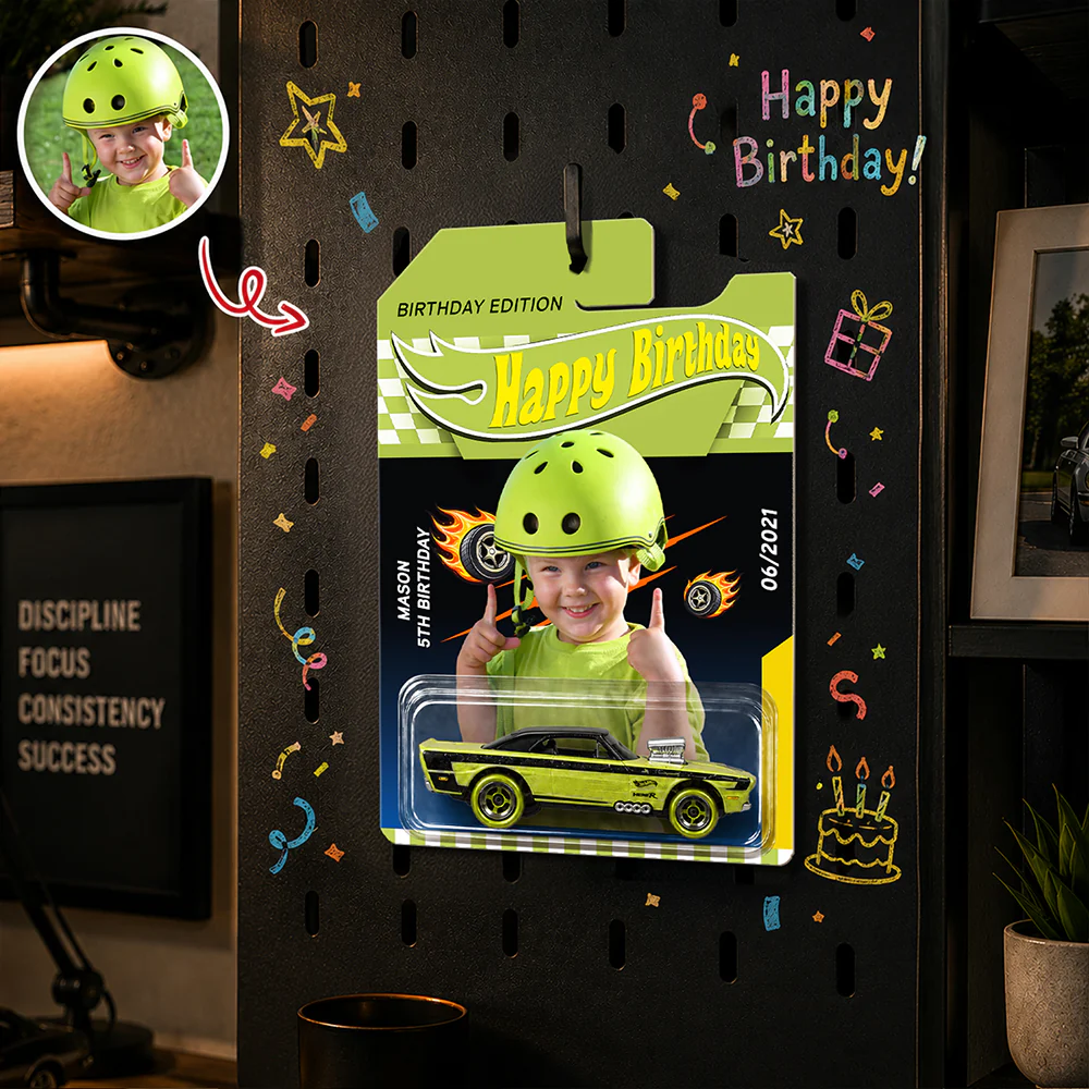 Custom Photo Editable Happy Birthday Wheels Gift For Kids CH07 911694 - Image 4