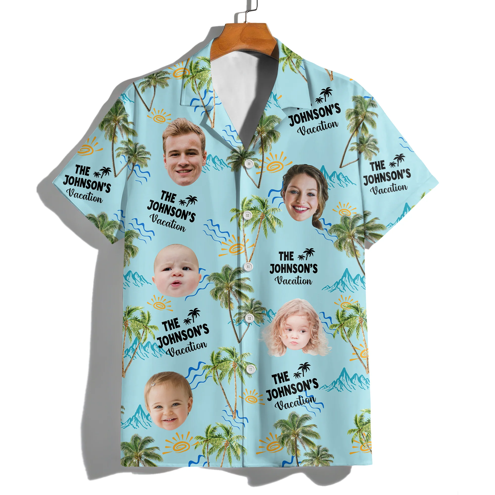 Custom Photo Family Vacation Family Trip - Personalized Hawaiian Shirt LM32 893715 - Image 6