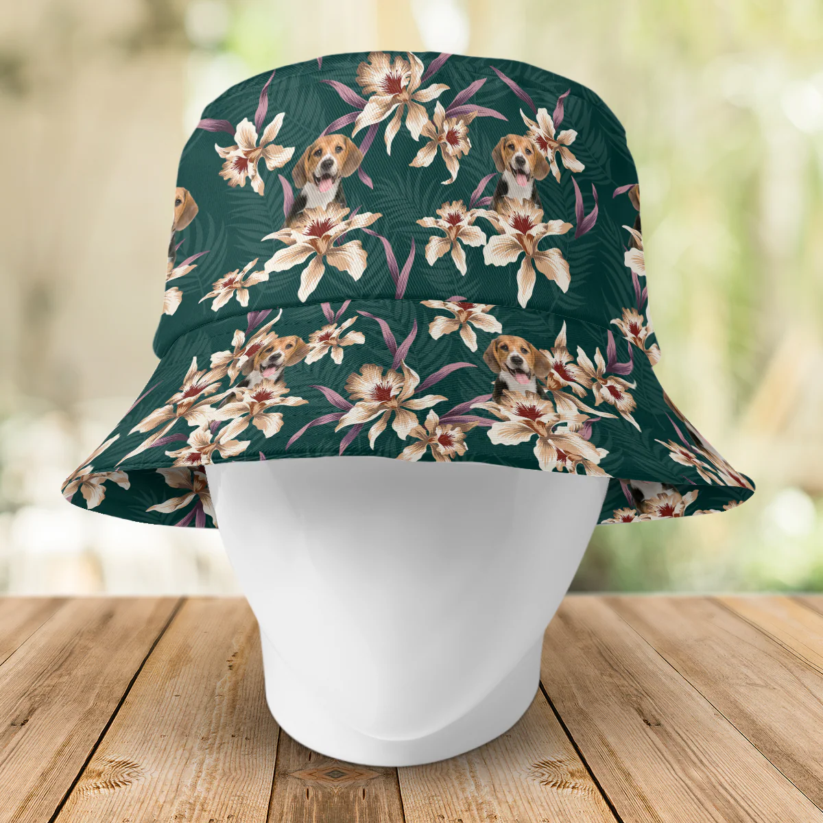 Custom Photo For Dog Lovers With Lily Flowers Bucket Hat HA75 892600 - Image 5
