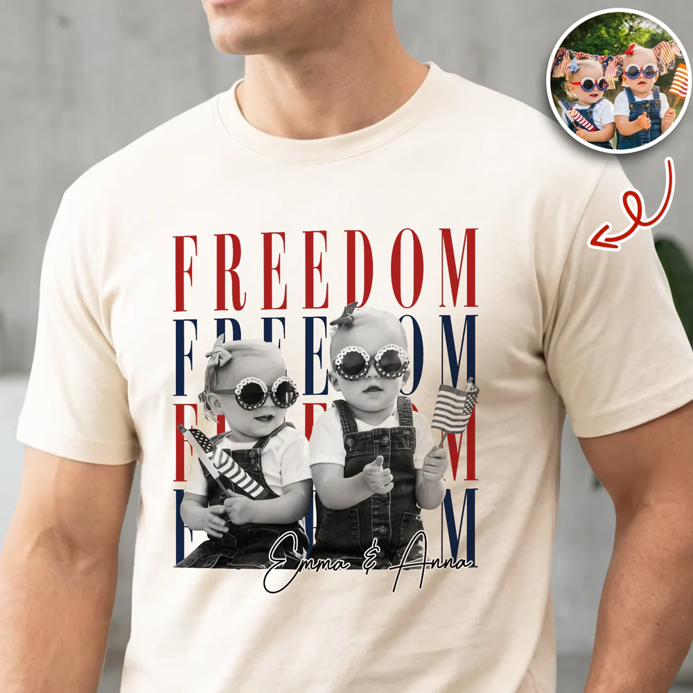 Custom Photo Freedom 250th Anniversary Comfort Shirt HO82 902730 - Image 4
