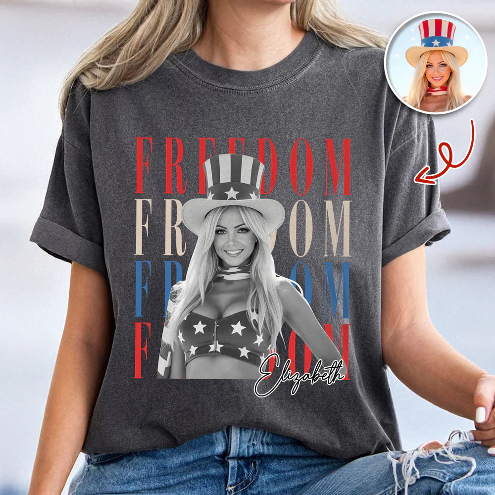 Custom Photo Freedom 250th Anniversary Comfort Shirt HO82 902730 - Image 7