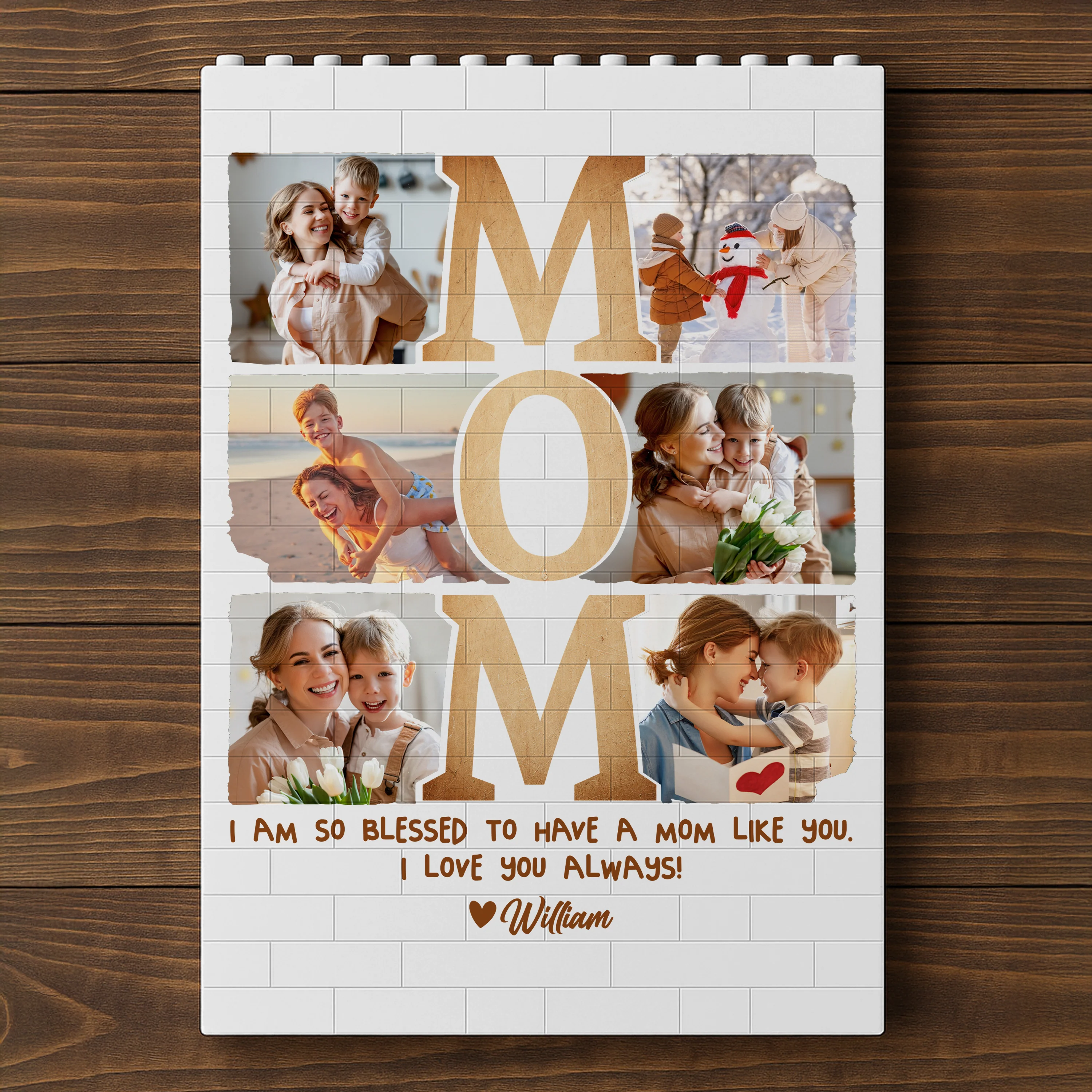Custom Photo I Am So Blessed To Have A Mom Like You Building Block HO82 901426 - Image 6