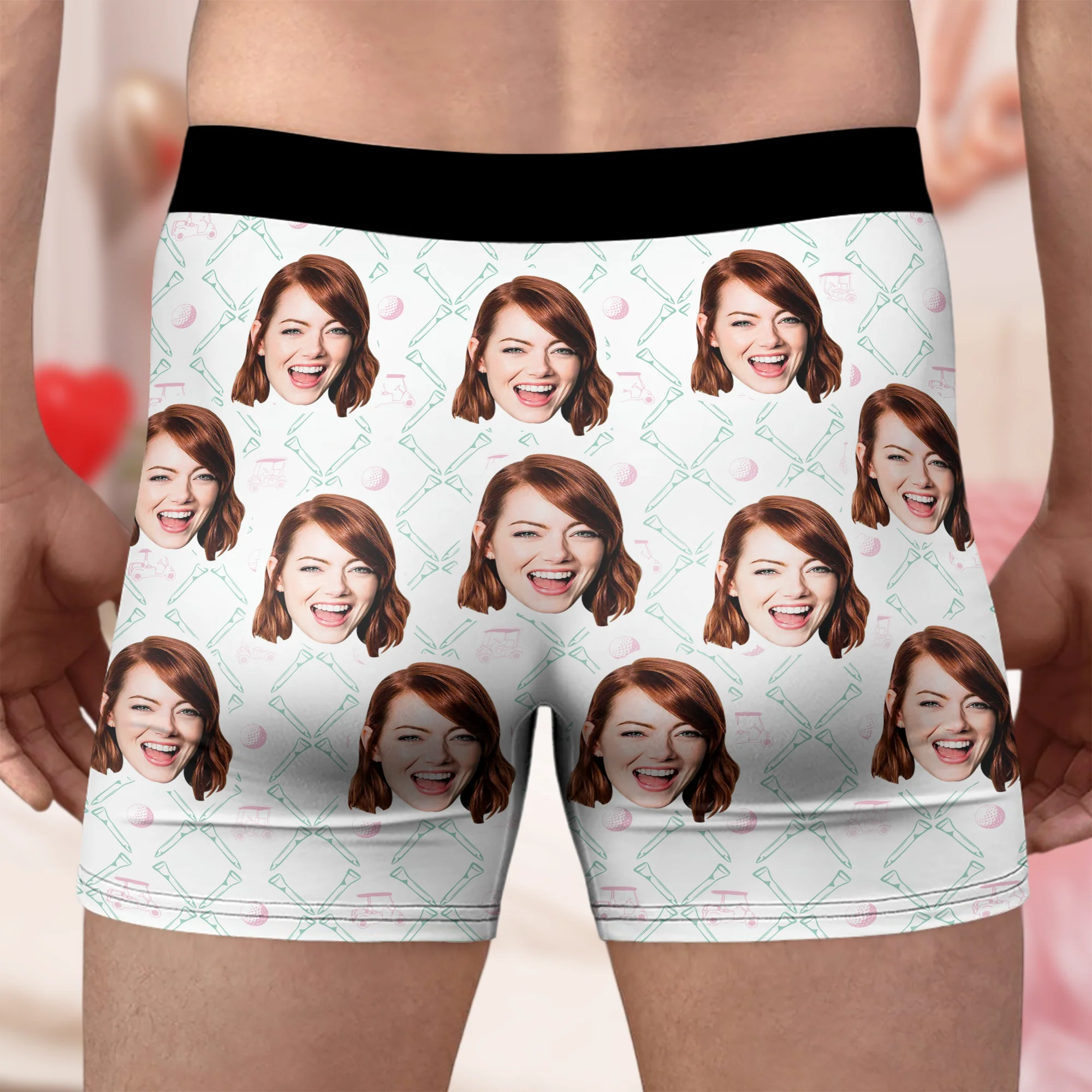 Custom Photo I'd Tap That Men's Boxer Gift for Golf Lovers LM32 897637 - Image 2