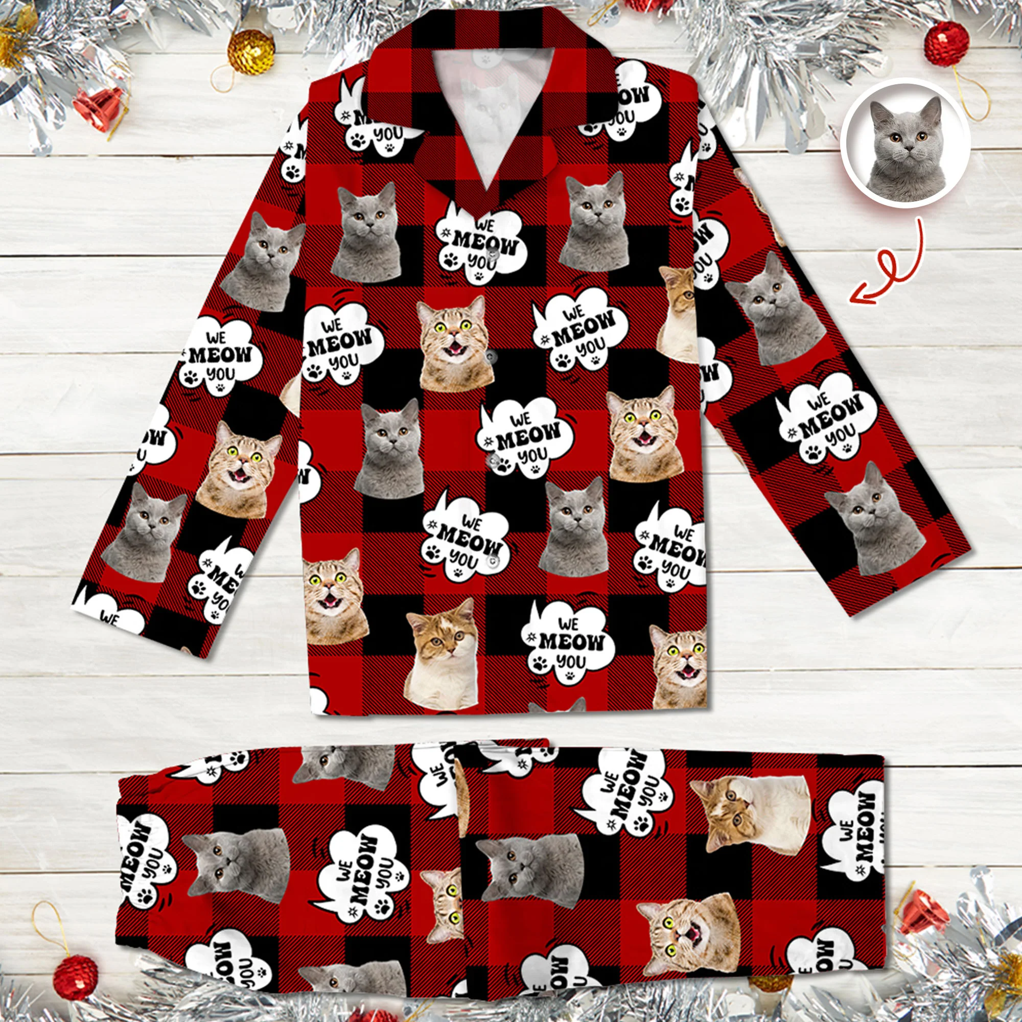 Custom Photo I'm A Cat Person Personalized Pajamas Gift For Cat Lovers HO82 894390 - Image 2