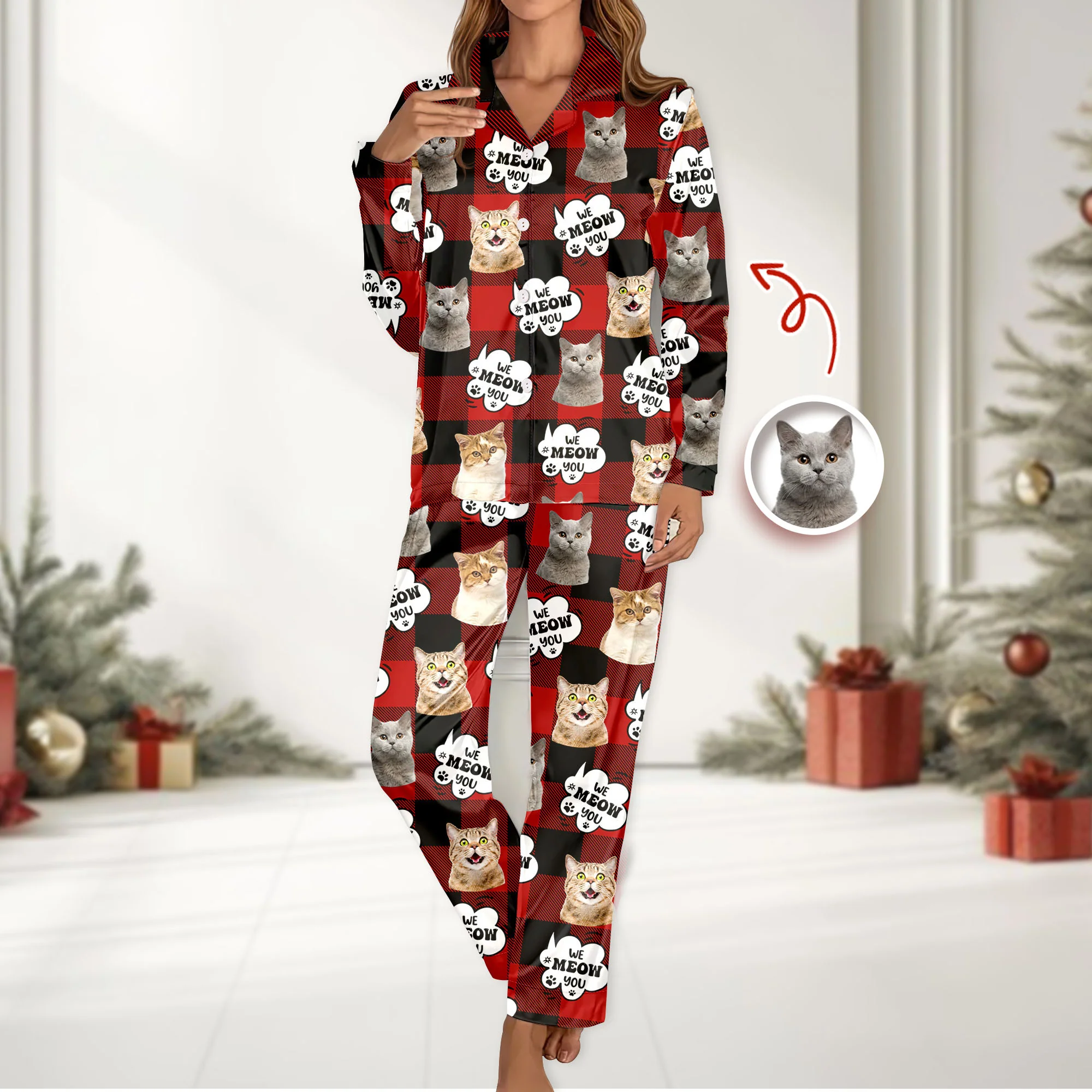 Custom Photo I'm A Cat Person Personalized Pajamas Gift For Cat Lovers HO82 894390 - Image 3
