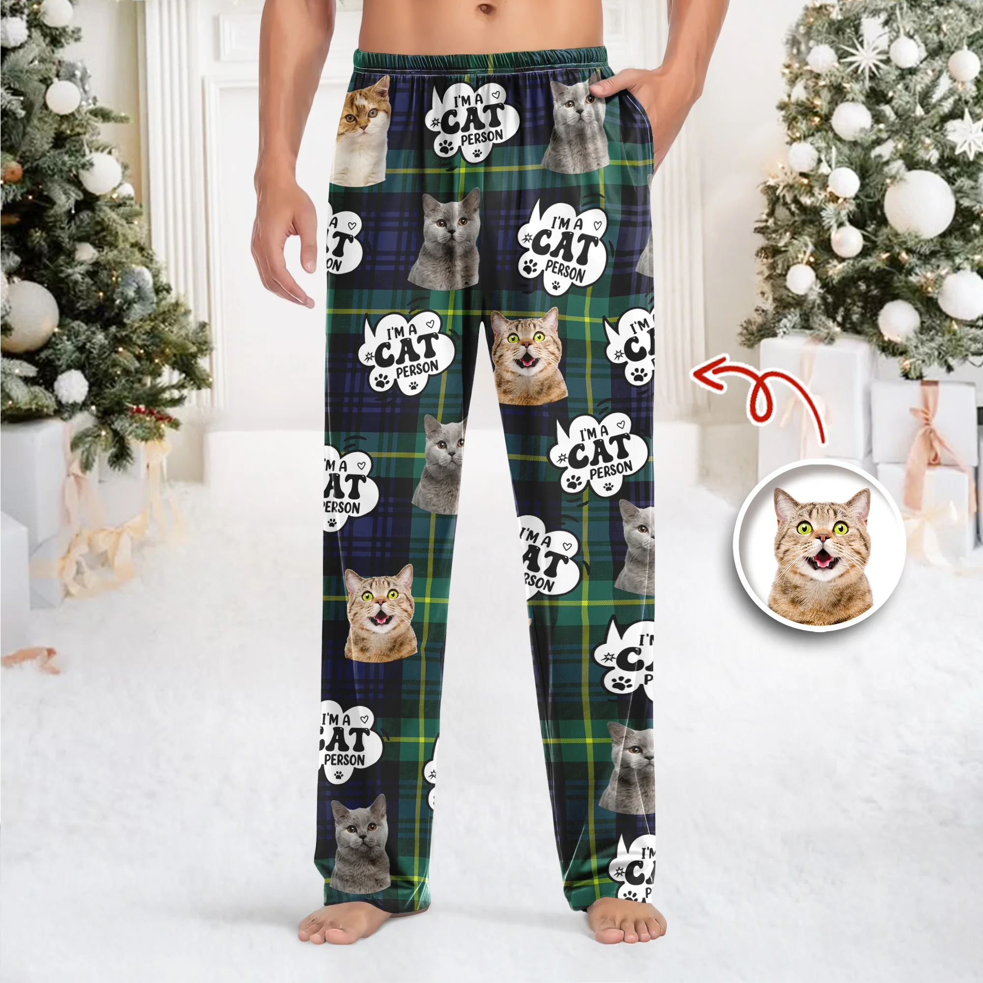 Custom Photo I'm A Cat Person Personalized Sweatpants Gift For Cat Lovers HO82 894392 - Image 5