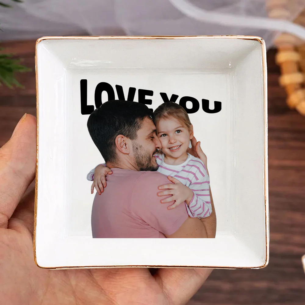 Custom Photo Jewelry Dish Gift For Family TH10 896541 - Image 5