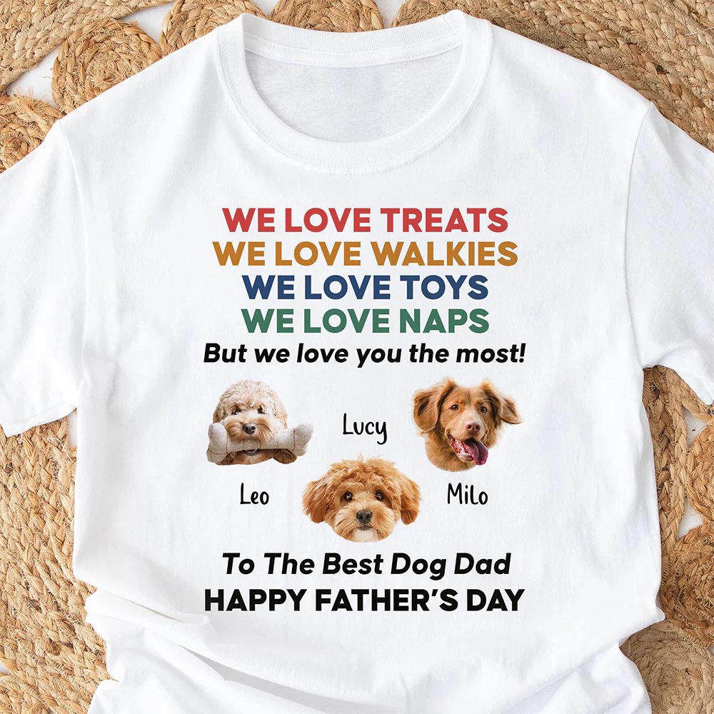 Custom Photo Love You The Most Version 2 - Personalized Bright Shirt HO82 894080 - Image 2