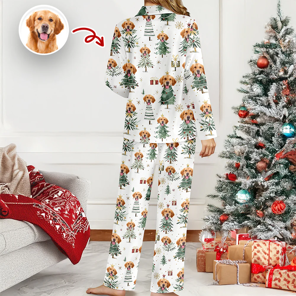 Custom Photo Pet Christmas Pajamas Gift For Pet Lovers LM32 897421 - Image 8