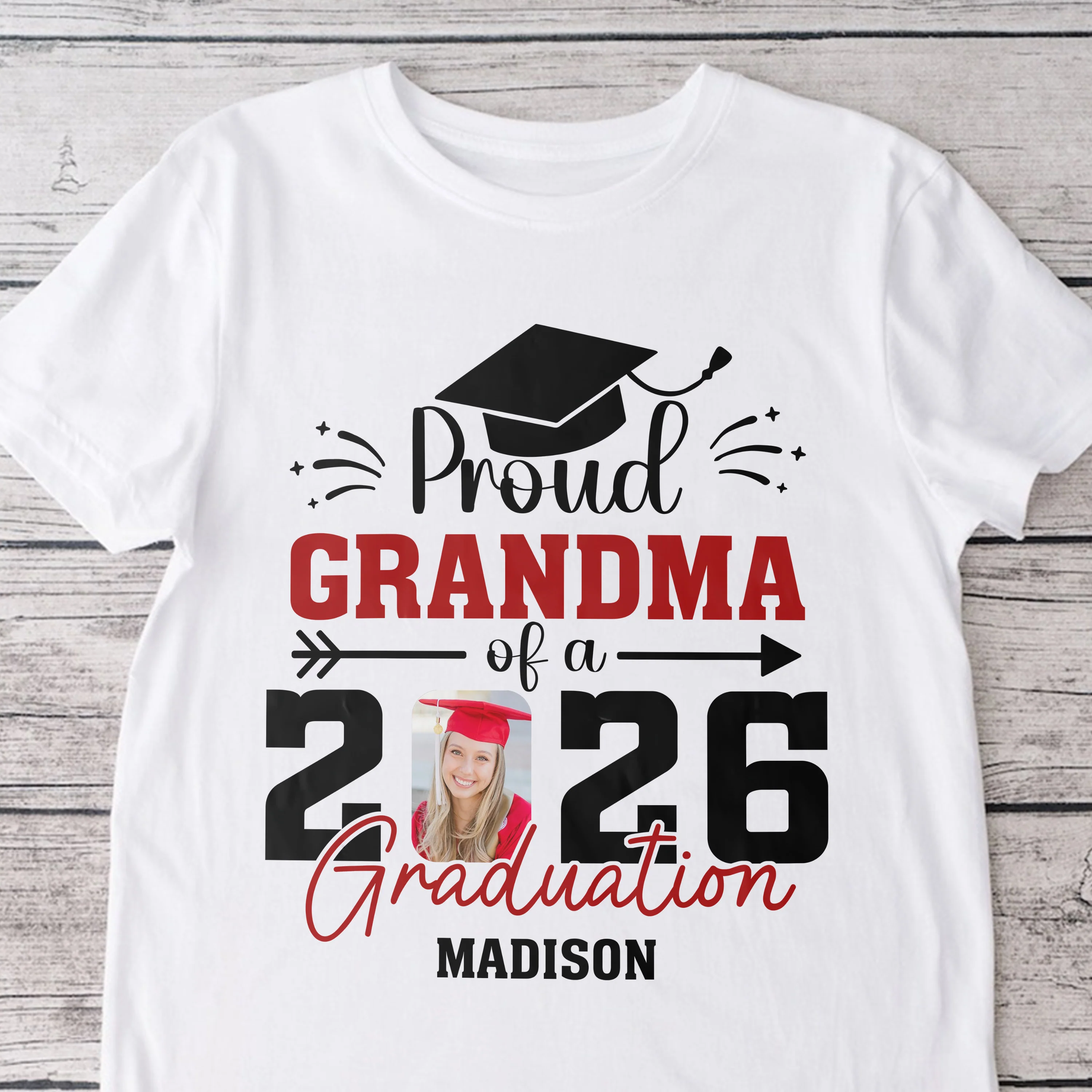 Custom Photo Proud Dad Of A Graduate Personalized Graduation Bright Shirt HA75 920472 - Image 2