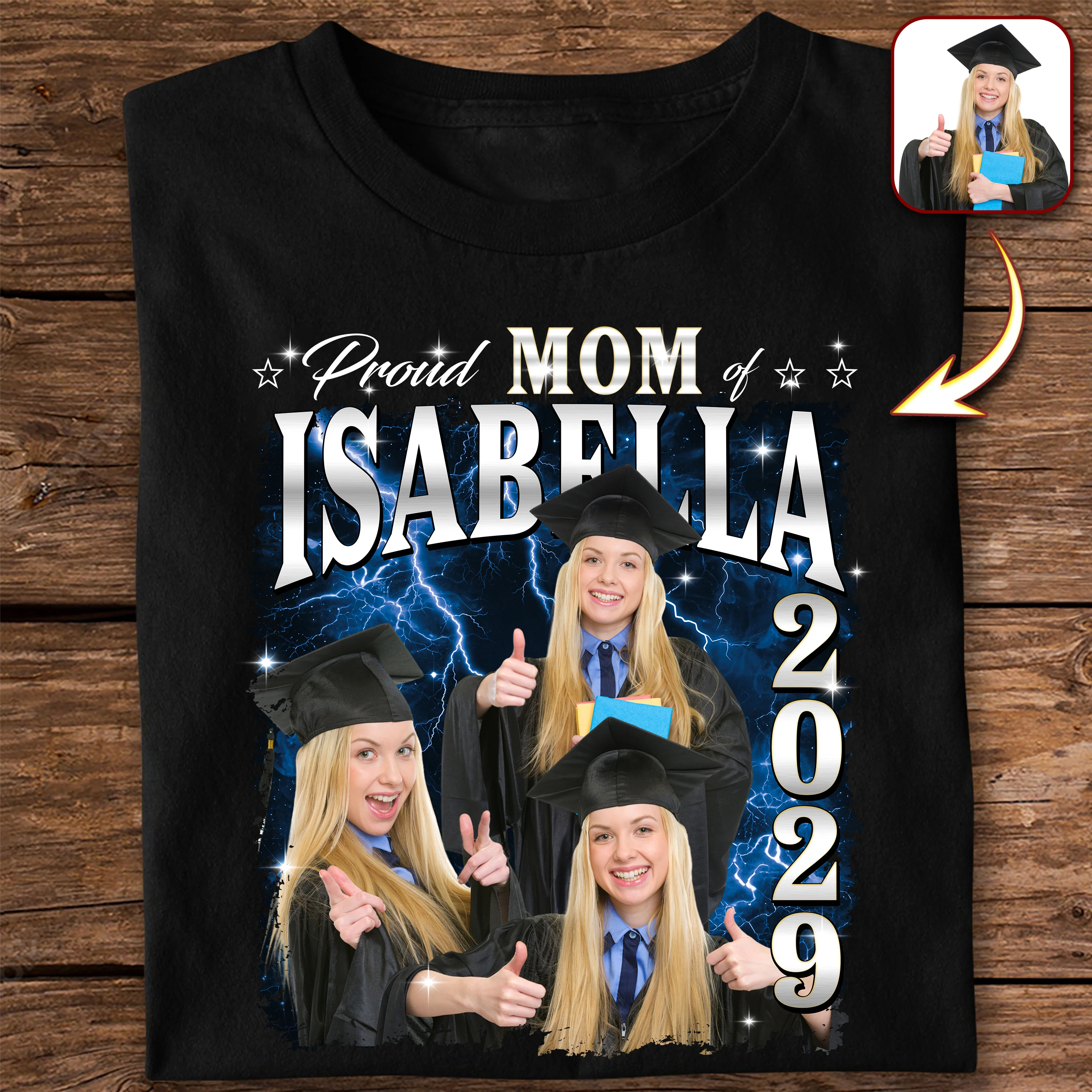Custom Photo Proud Family Of 2026 Graduation Dark Shirt HA75 920482 - Image 11