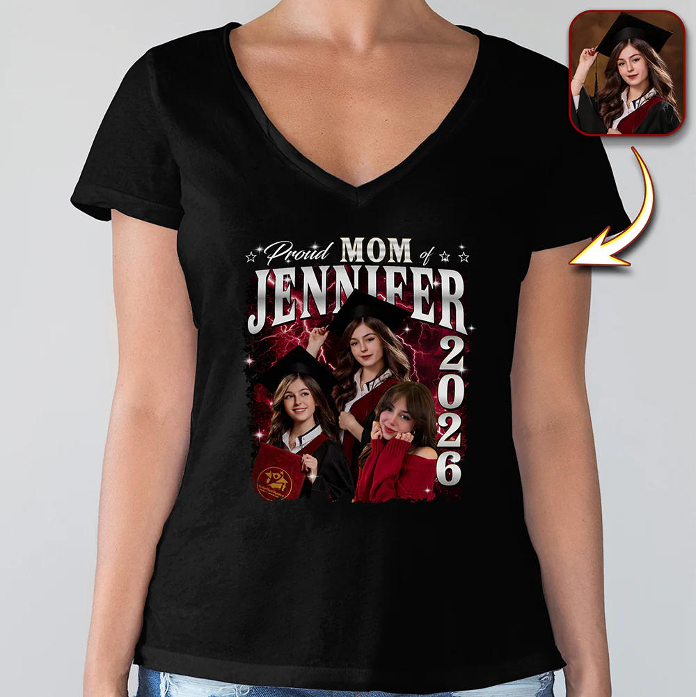Custom Photo Proud Family Of 2026 Graduation Dark Shirt HA75 920482 - Image 6