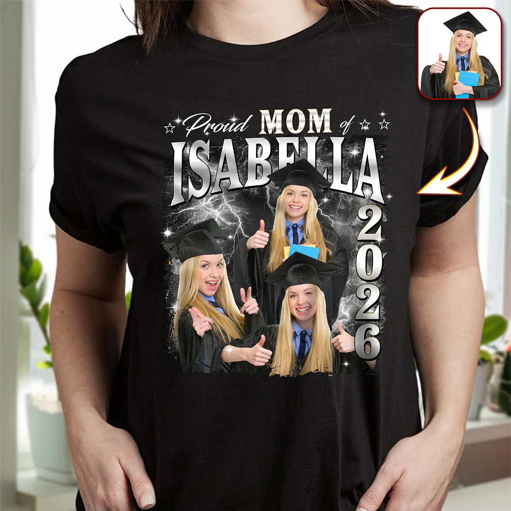 Custom Photo Proud Family Of 2026 Graduation Dark Shirt HA75 920482 - Image 8