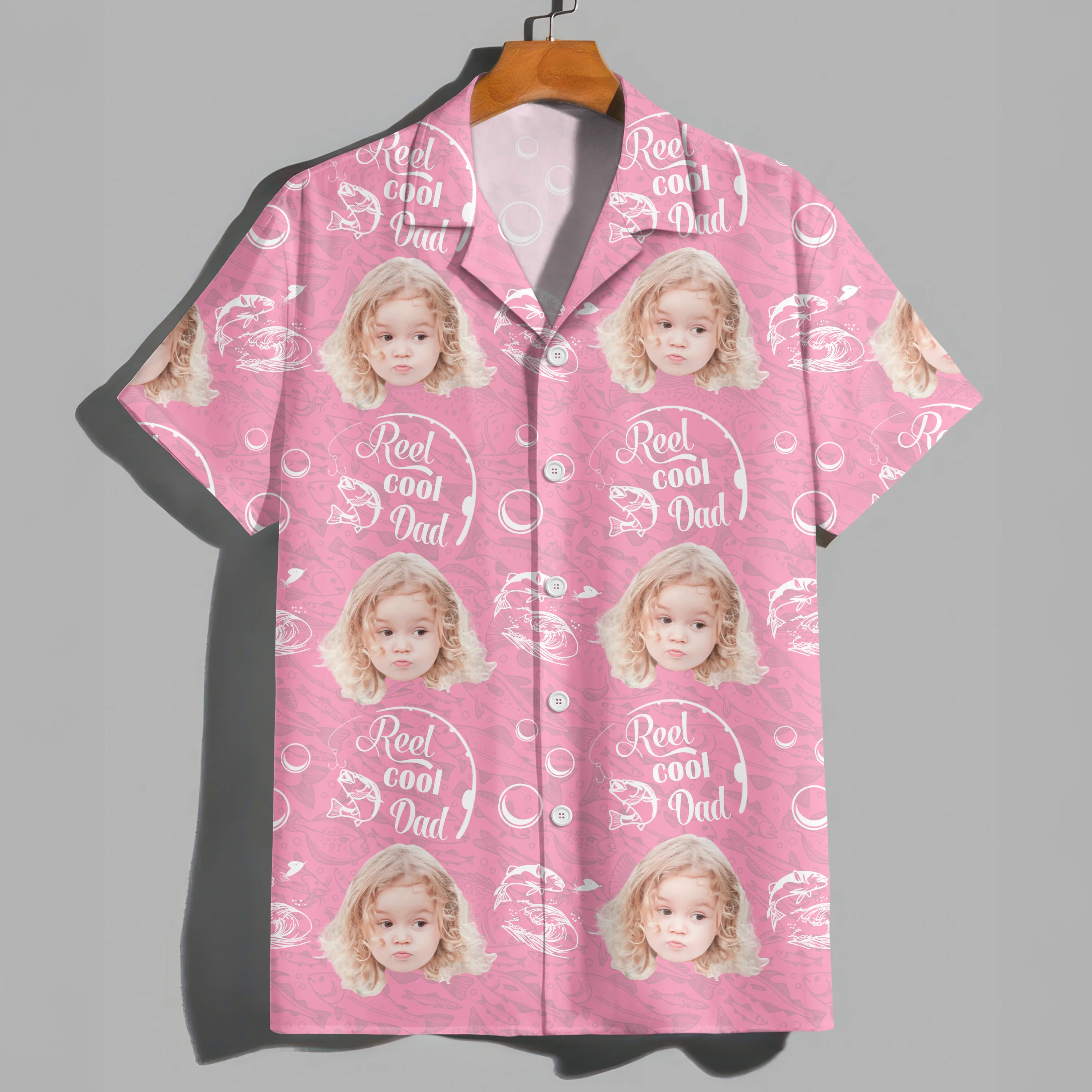 Custom Photo Reel Cool Dad - Personalized Photo Hawaii Shirt CH07 895756 - Image 8