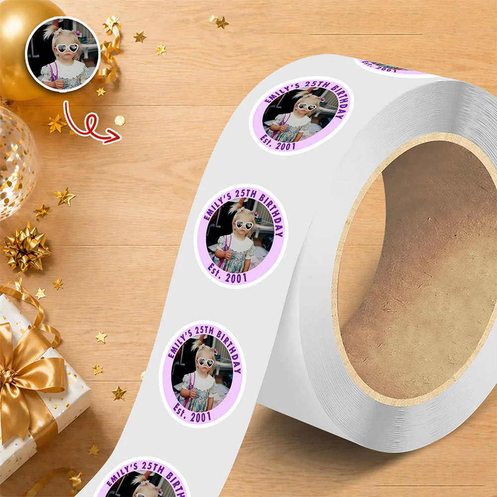 Custom Photo Roll Sticker Unique Party Favor, Birthday Decor HA75 921208 - Image 6