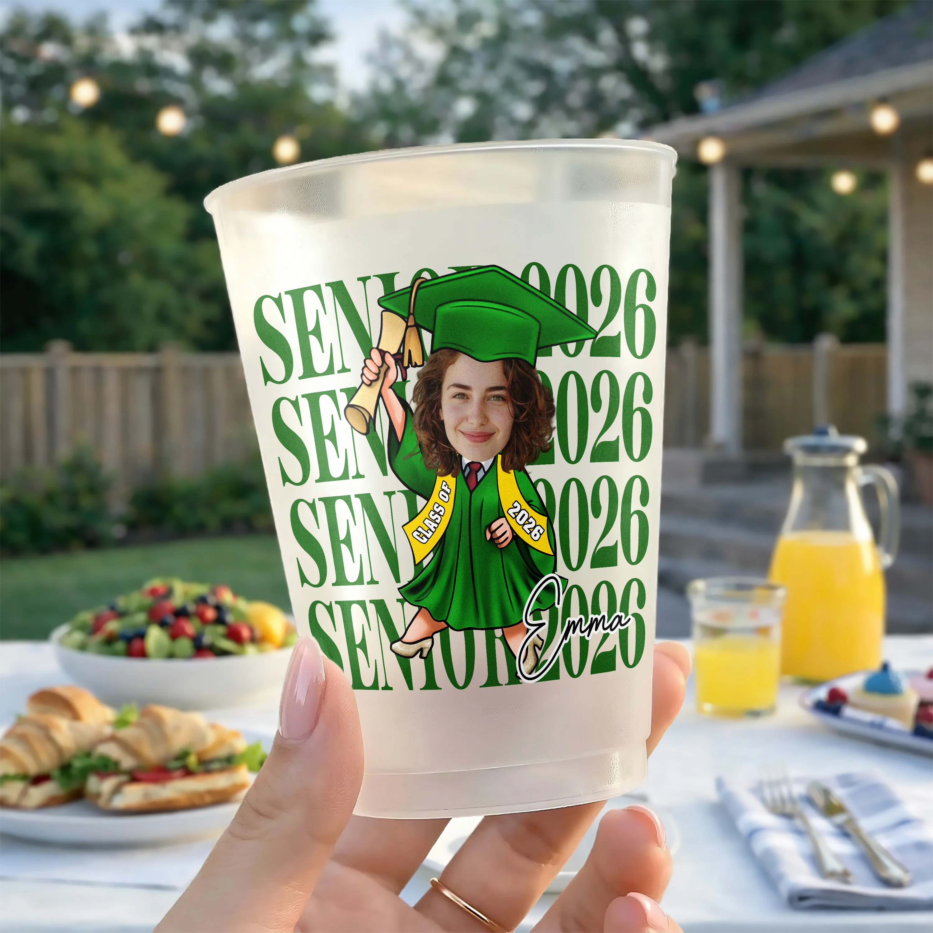 Custom Photo Senior 2026 Graduation Cups Graduation Gift HA75 921214 - Image 4