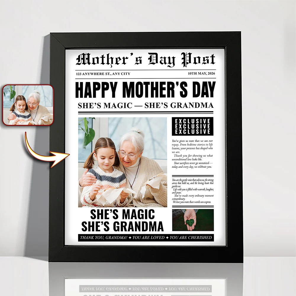 Custom Photo She's Magic She's Mom Picture Frame Mother's Day Gift HA75 920682 - Image 7